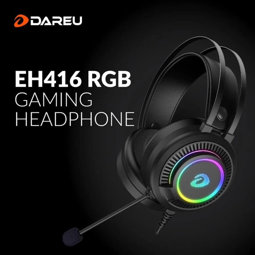 Tai nghe Chụp Tai USB DAREU EH416 RGB - Giá rẻ nhất hôm nay - Ảnh 6