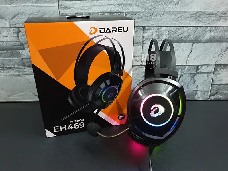 Tai nghe Chụp Tai USB DAREU EH469 RGB - Giá rẻ nhất hôm nay - Ảnh 4