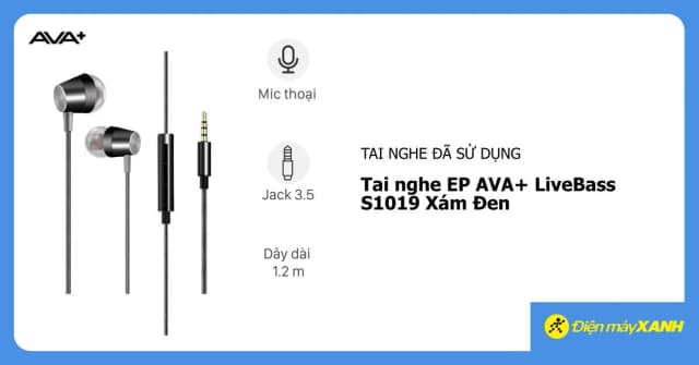 So sánh giá Tai nghe Có dây AVA+ LiveBass S1019 rẻ nhất? - Ảnh 16