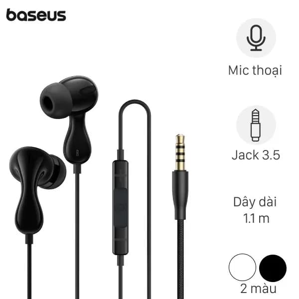 Tai nghe Có dây Baseus Encok HZ20 - Giá rẻ nhất hôm nay - Ảnh 1