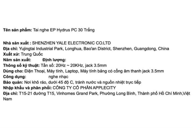 So sánh giá Tai nghe Có dây EP Hydrus PC 30 rẻ nhất? - Ảnh 2