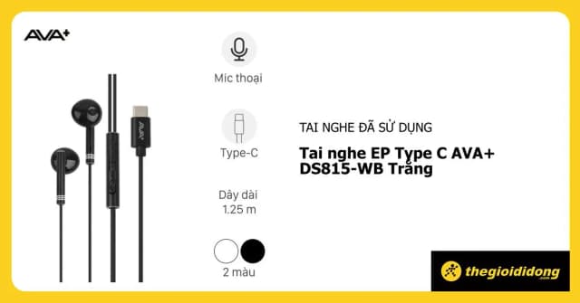 So sánh giá Tai nghe Có Dây Type C AVA+ DS815-WB rẻ nhất? - Ảnh 14