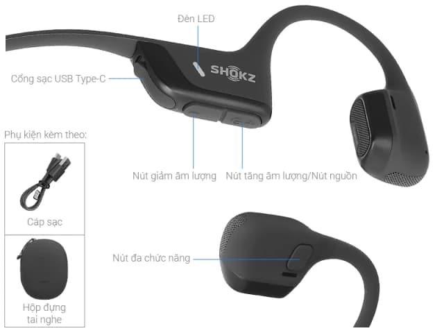 So sánh giá Tai nghe truyền xương Shokz OPENRUN PRO 2 S820 rẻ nhất? - Ảnh 3