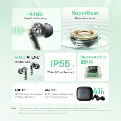 So sánh giá Tai nghe Bluetooth True Wireless Baseus Bass EP10 NC rẻ nhất? - Ảnh 19
