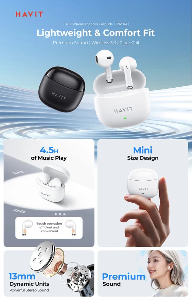 So sánh giá Tai nghe Bluetooth True Wireless Havit TW941 rẻ nhất? - Ảnh 6