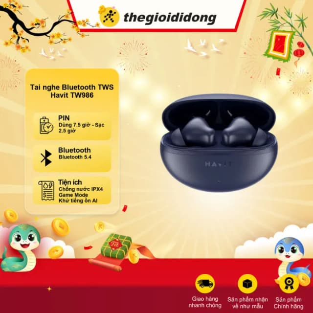 So sánh giá Tai nghe Bluetooth True Wireless Havit TW986 rẻ nhất? - Ảnh 7