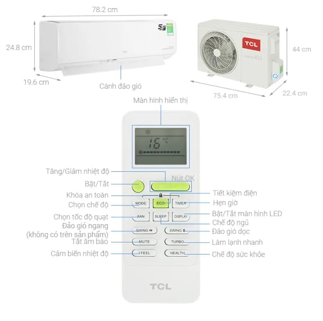 So sánh giá Máy lạnh TCL Inverter 1.5 HP TAC-13CSD/XAB1I rẻ nhất? - Ảnh 2