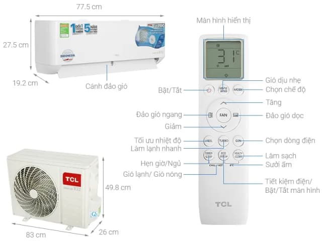 So sánh giá Máy lạnh TCL Inverter 1.5 HP TAC-13CSD/XAB1I rẻ nhất? - Ảnh 12