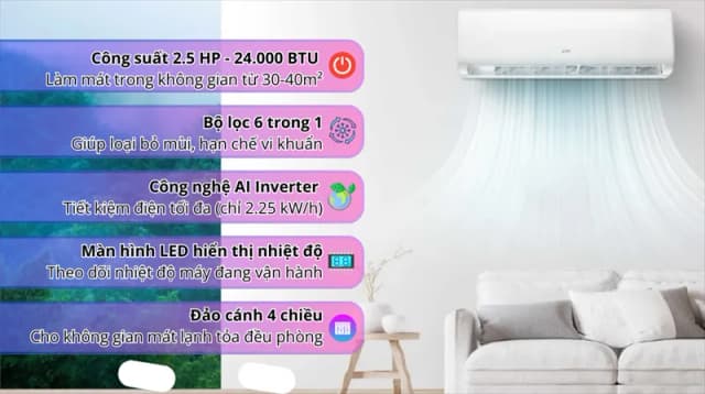 So sánh giá Máy lạnh TCL Inverter 2.5 HP TEP-24CSD/F1I rẻ nhất? - Ảnh 11