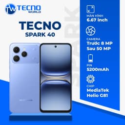 Điện thoại Tecno Spark 40 6GB/128GB - Giá rẻ nhất hôm nay - Ảnh 1