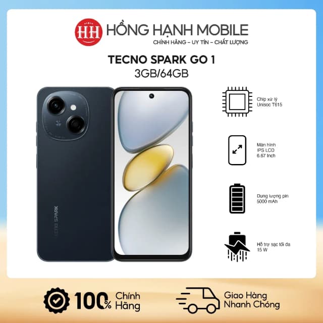 Điện thoại Tecno Spark GO 1 3GB/64GB - 12