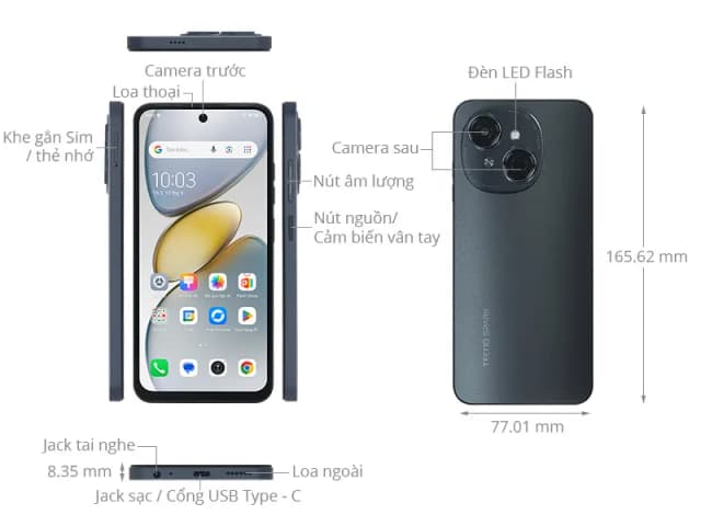 Điện thoại Tecno Spark GO 1 3GB/64GB - 7