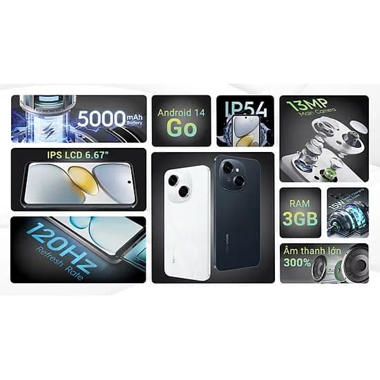 Điện thoại Tecno Spark GO 1 3GB/64GB - 9