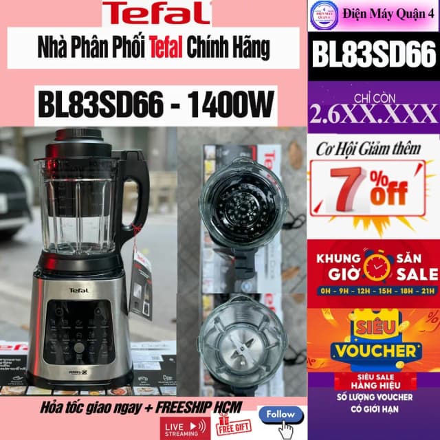 So sánh giá Máy xay sinh tố đa năng Tefal BL309166 rẻ nhất? - Ảnh 16