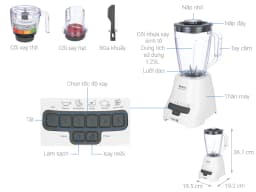 So sánh giá Máy xay sinh tố đa năng Tefal BlendForce Piano BL47YB66 - Tìm sản phẩm giá rẻ nhất - Ảnh 4