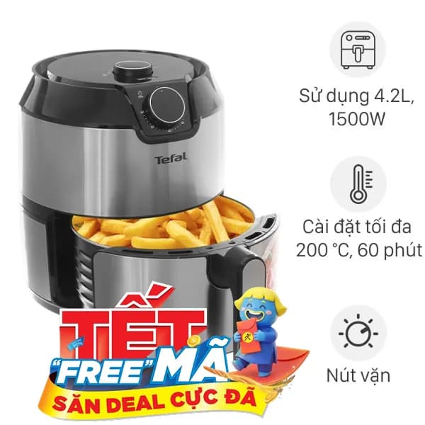 So sánh giá Nồi chiên không dầu Tefal 4.2 lít EY201D15 rẻ nhất? - Ảnh 9