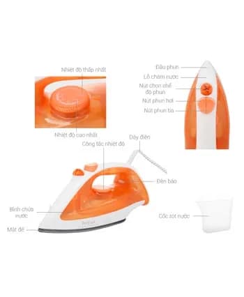 Top 1 so sánh giá Bàn ủi hơi nước Tefal FV1022T0 1310W - Tìm sản phẩm giá rẻ nhất - Ảnh 18