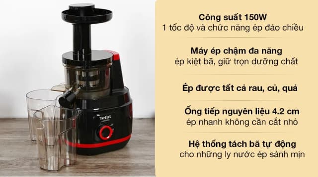So sánh giá Máy ép chậm Tefal ZC150838 rẻ nhất? - Ảnh 6