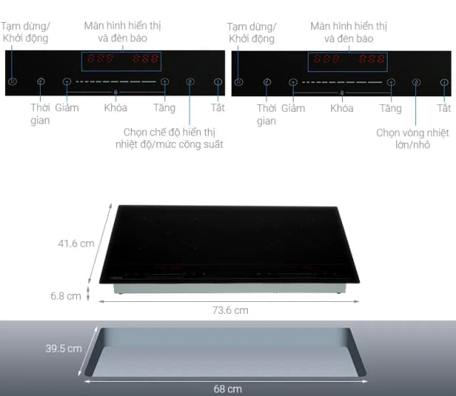 So sánh giá Bếp từ hồng ngoại âm Teka HIC 7320 D 4000W rẻ nhất? - Ảnh 6