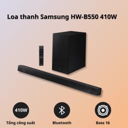 Bộ loa thanh Samsung HW-B550 410W - Giá rẻ nhất hôm nay - Ảnh 1