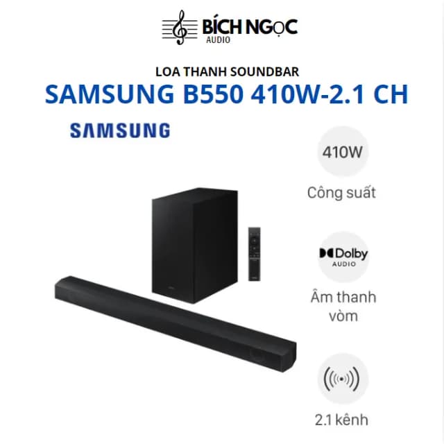Top 1 so sánh giá Bộ loa thanh Samsung HW-B550 410W - Tìm sản phẩm giá rẻ nhất - Ảnh 2