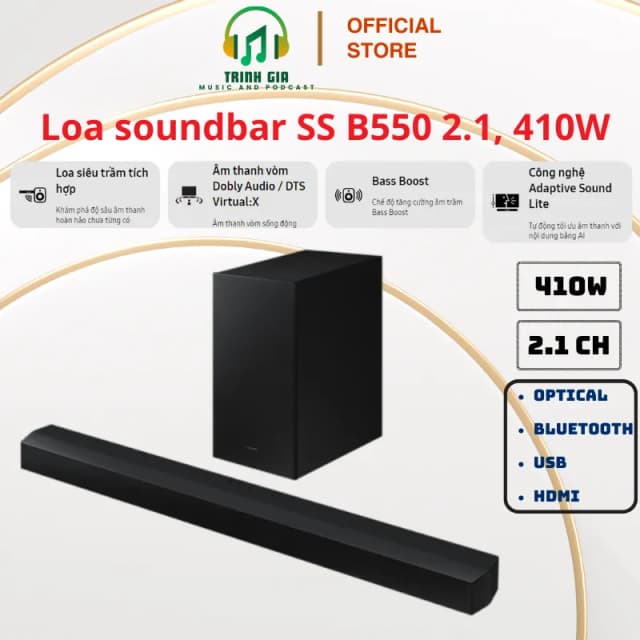 Top 1 so sánh giá Bộ loa thanh Samsung HW-B550 410W - Tìm sản phẩm giá rẻ nhất - Ảnh 42