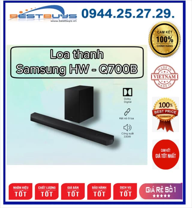 Top 1 so sánh giá Bộ loa thanh Samsung HW-Q700B 320W - Tìm sản phẩm giá rẻ nhất - Ảnh 3