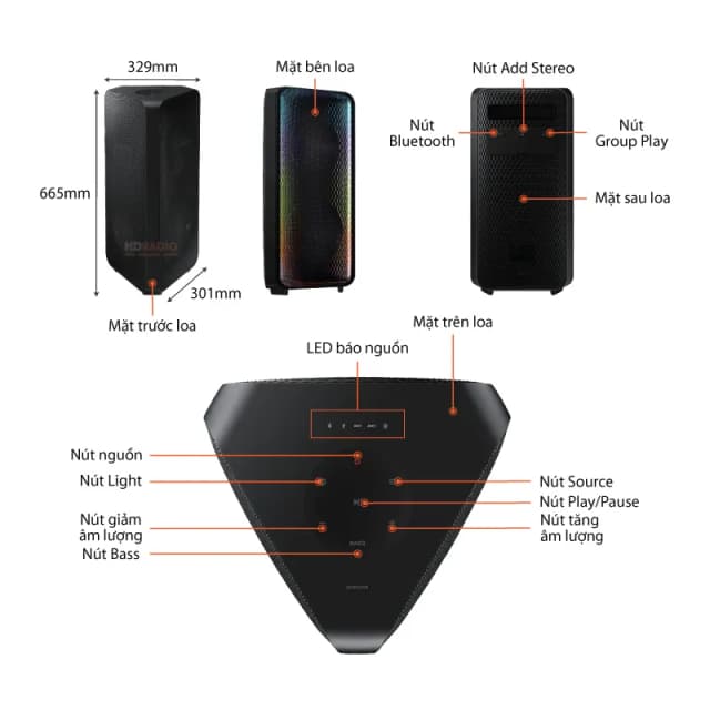 So sánh giá Loa tháp Samsung MX-ST50B 240W rẻ nhất? - Ảnh 6