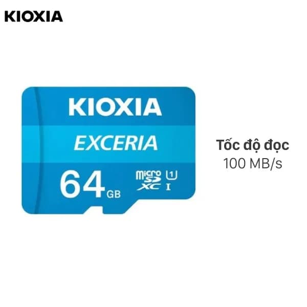 Thẻ nhớ Kioxia MicroSD 64GB Class 10_U1 - Giá rẻ nhất hôm nay - Ảnh 1