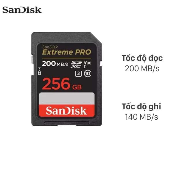 Thẻ nhớ Sandisk SDHC 256GB Extreme Pro class 10_U3 - Ảnh 48