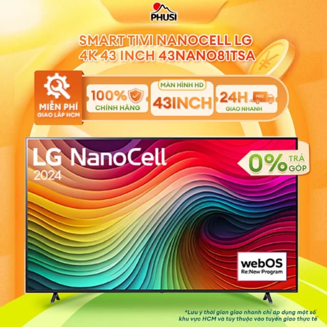 So sánh giá Smart Tivi NanoCell LG AI 4K 43 inch 43NANO81TSA rẻ nhất? - Ảnh 11