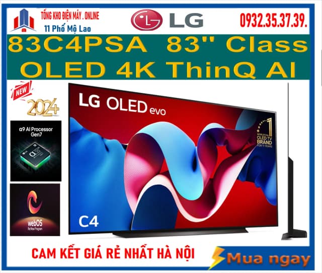 So sánh giá Smart Tivi OLED LG AI 4K 83 inch 83C4PSA rẻ nhất? - Ảnh 14