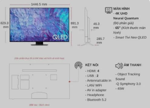 So sánh giá Smart Tivi QLED Samsung AI 4K 65 inch QA65Q80D rẻ nhất? - Ảnh 16