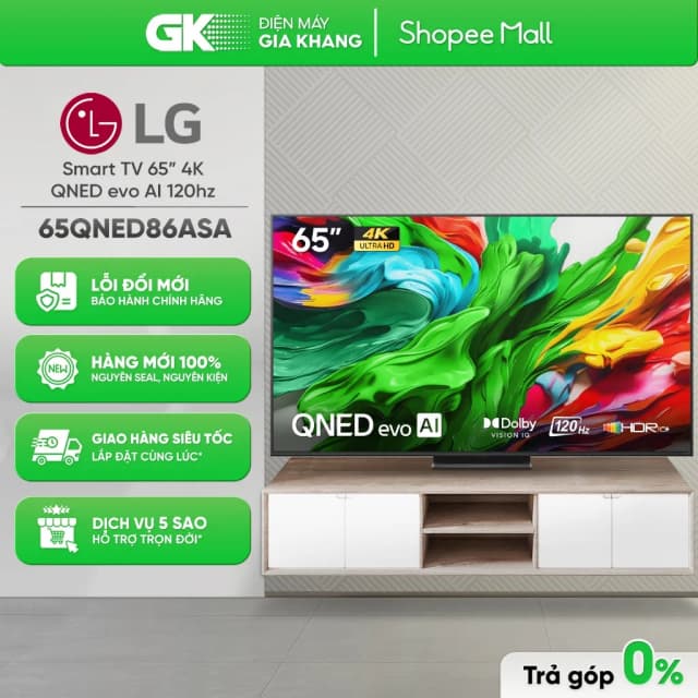 So sánh giá Smart Tivi QNED LG AI 4K 65 inch 65QNED86TSA rẻ nhất? - Ảnh 16