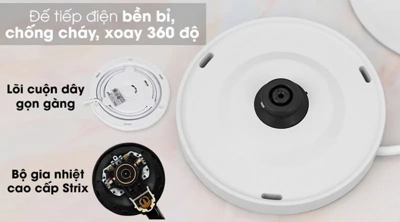 Bình đun siêu tốc Toshiba 1.5 lít KT-15DS1PV - Giá rẻ nhất hôm nay - Ảnh 12
