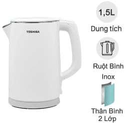 Bình đun siêu tốc Toshiba 1.5 lít KT-15DS1PV - Giá rẻ nhất hôm nay - Ảnh 4