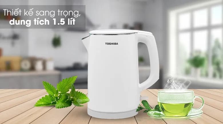 Bình đun siêu tốc Toshiba 1.5 lít KT-15DS1PV - Giá rẻ nhất hôm nay - Ảnh 10