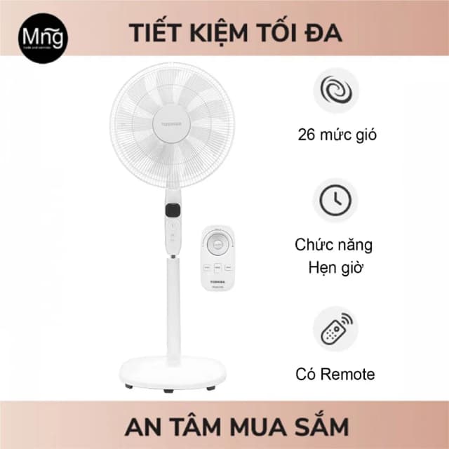 So sánh giá Quạt đứng Toshiba 9 cánh F-LSD10(W)VN 30W rẻ nhất? - Ảnh 17