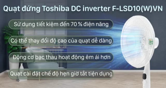 So sánh giá Quạt đứng Toshiba 9 cánh F-LSD10(W)VN 30W rẻ nhất? - Ảnh 19