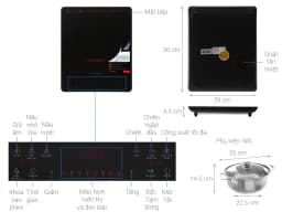 So sánh giá Bếp từ đơn Toshiba IC-20S1PV 2000W - Tìm sản phẩm giá rẻ nhất - Ảnh 3