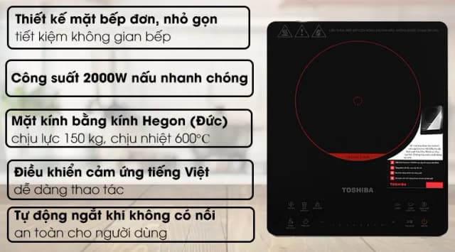 So sánh giá Bếp từ đơn Toshiba IC-20S1PV 2000W rẻ nhất? - Ảnh 6