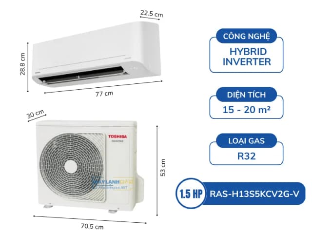 So sánh giá Máy lạnh Toshiba Inverter 1.5 HP RAS-H13S5KCV2G-V rẻ nhất? - Ảnh 19