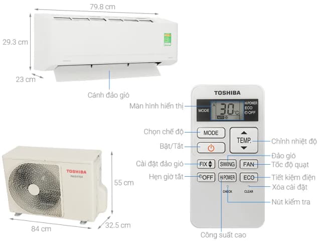 So sánh giá Máy lạnh Toshiba Inverter 2 HP RAS-H18S4KCV2G-V rẻ nhất? - Ảnh 2