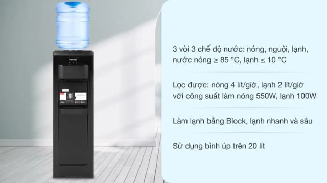 So sánh giá Cây nước nóng lạnh Toshiba RWF-W1917TV 650W rẻ nhất? - Ảnh 6