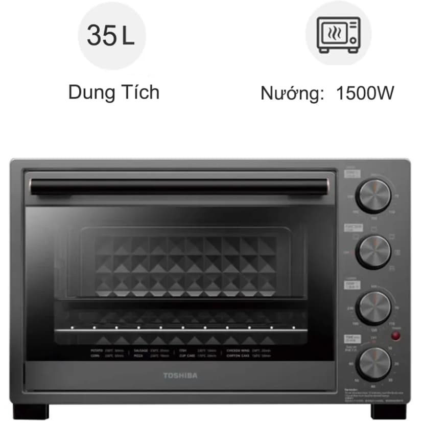 Lò nướng Toshiba TL-MC35Z 35 lít - Giá rẻ nhất hôm nay - Ảnh 9