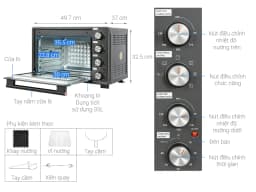 Lò nướng Toshiba TL-MC35Z 35 lít - Giá rẻ nhất hôm nay - Ảnh 10