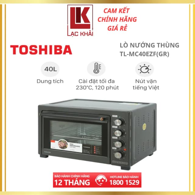 So sánh giá Lò nướng Toshiba TL-MC40EZF(GR) 40 lít rẻ nhất? - Ảnh 12
