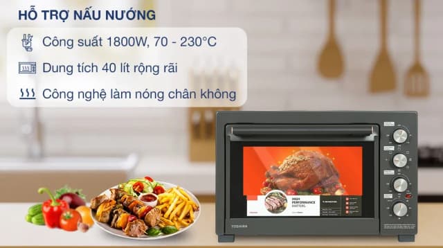 So sánh giá Lò nướng Toshiba TL-MC40EZF(GR) 40 lít rẻ nhất? - Ảnh 6