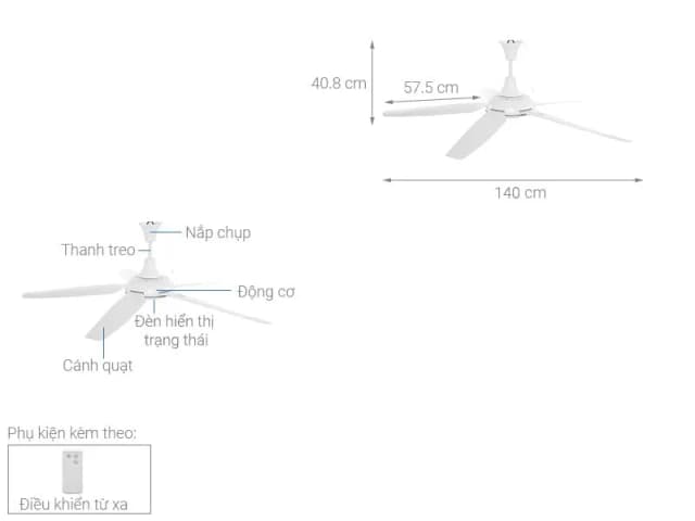So sánh giá Quạt trần Kangaroo 5 cánh KGSF056051 56W rẻ nhất? - Ảnh 19