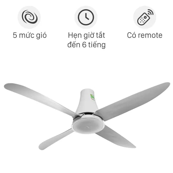 Quạt trần Mitsubishi Electric 4 cánh C56-RA4 SF-GY 64W - Ảnh 17